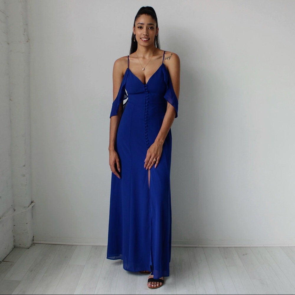 Blue maxi dress